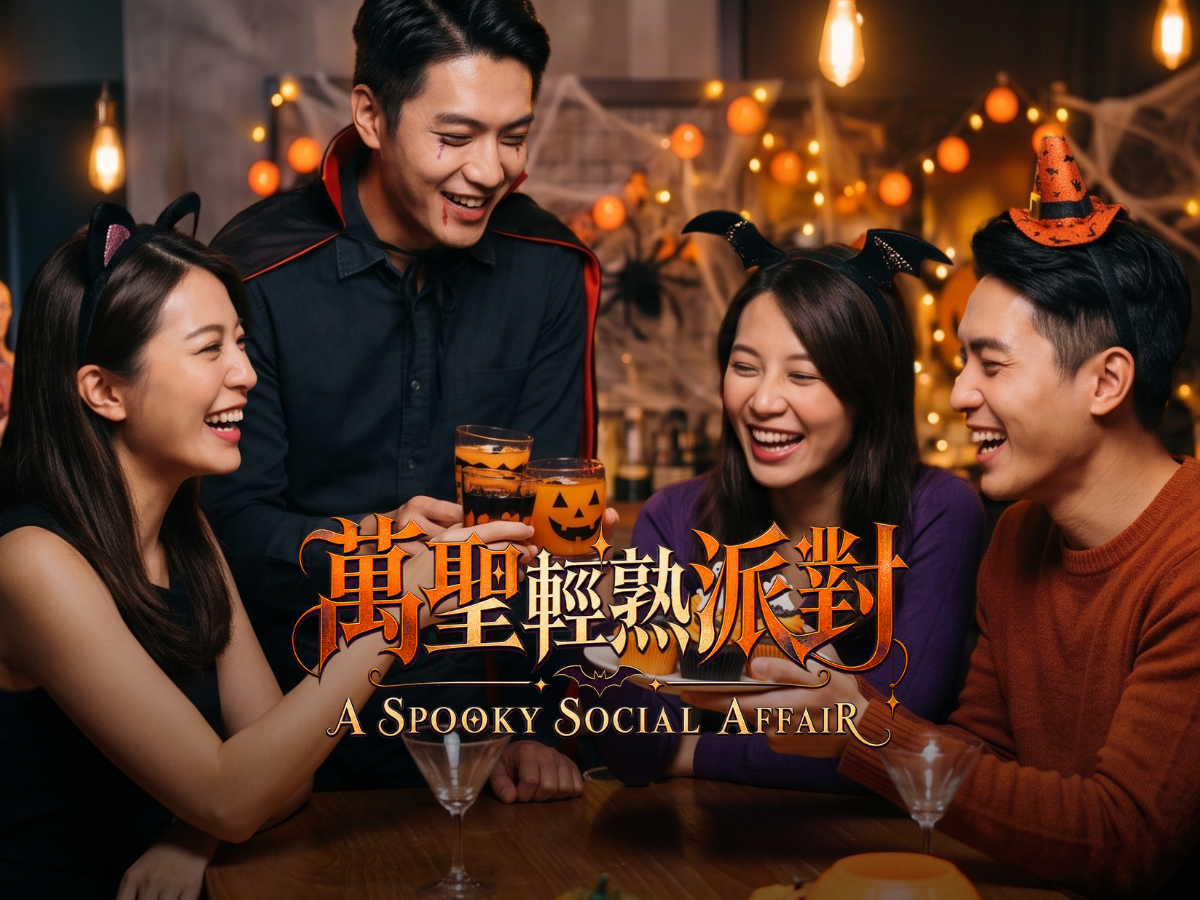 萬聖魅影狂歡夜｜大人系限時快速輪桌派對