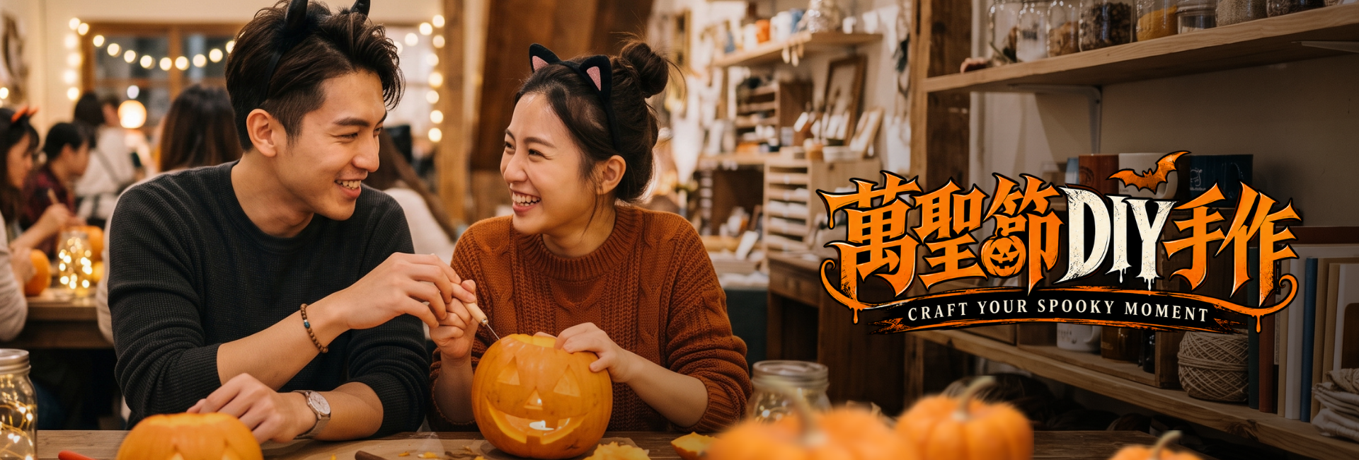 萬聖奇幻魔法屋：點亮秋夜的南瓜幽靈泡泡球 DIY